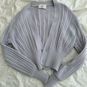 Wilfred deep V neck cardigan